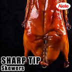 6Inch Turkey Pins,Alele Poultry Lacers Stainless Steel Skewers for Trussing Turkey and Poultry (12p)