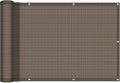 3' x 16' brown balcony privacy screen, main product view