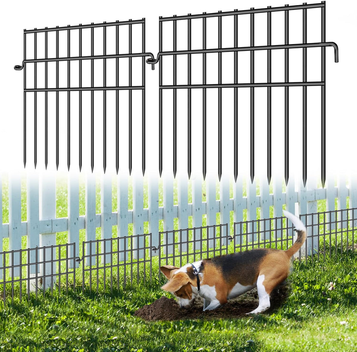 37ft (l) x 13in (h) garden animal barrier, main product view