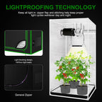small grow tent for aerogarden，18”x18”x36” ，hydroponics growing system, side view