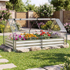 s afstar raised garden bed with cover, 6ft, main product view