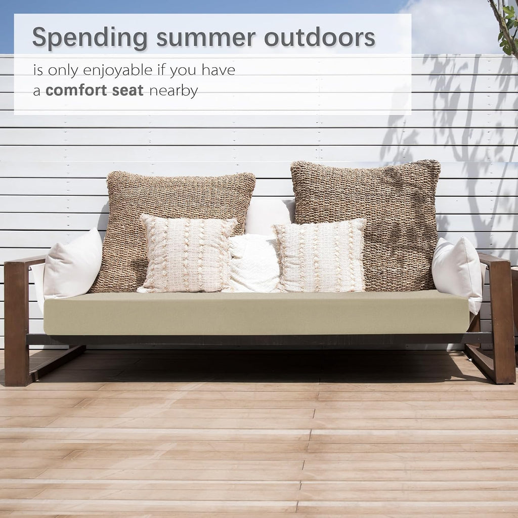 favoyard outdoor bench cushion, 42 x 18 inch, package contents