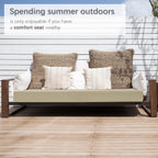 favoyard outdoor bench cushion, 42 x 18 inch, package contents