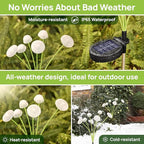 Solar Garden Lights, 2-Pack Dual Mode LED Solar Mushroom Lights, Waterproof Firefly Outdoor Decor for Yard, Patio, and Pathway – Colorful Jellyfish Ambiance