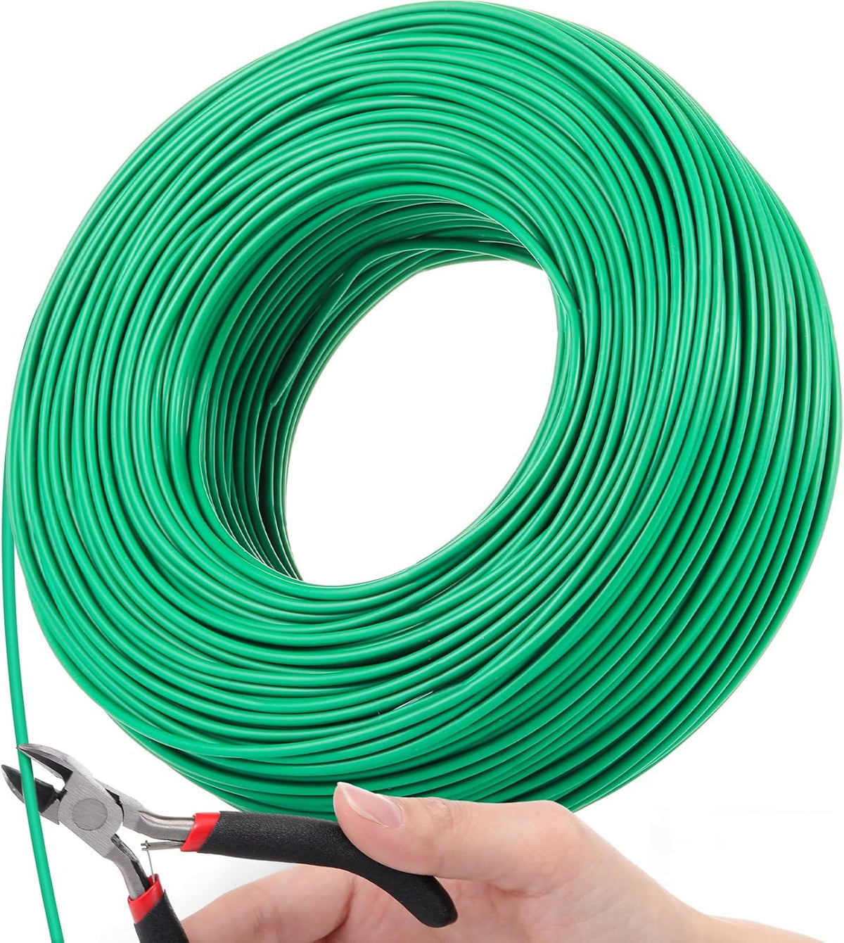 zhengmy 500ft/153m garden twist ties wire with cutter, main product view