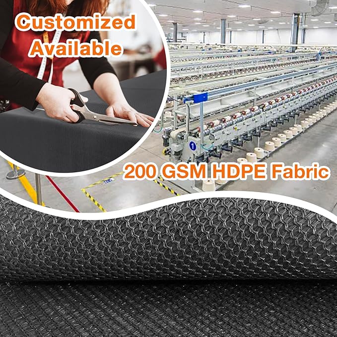 Artpuch Outdoor Pergola Shade Cover 5x24 FT Sun Shade Cloth with Grommets Dark Grey 90% UV Protection Canopy Patio Privacy Screen (Customized Available)