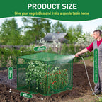 specilite 49x49x39in garden plant netting mesh cover for, side view