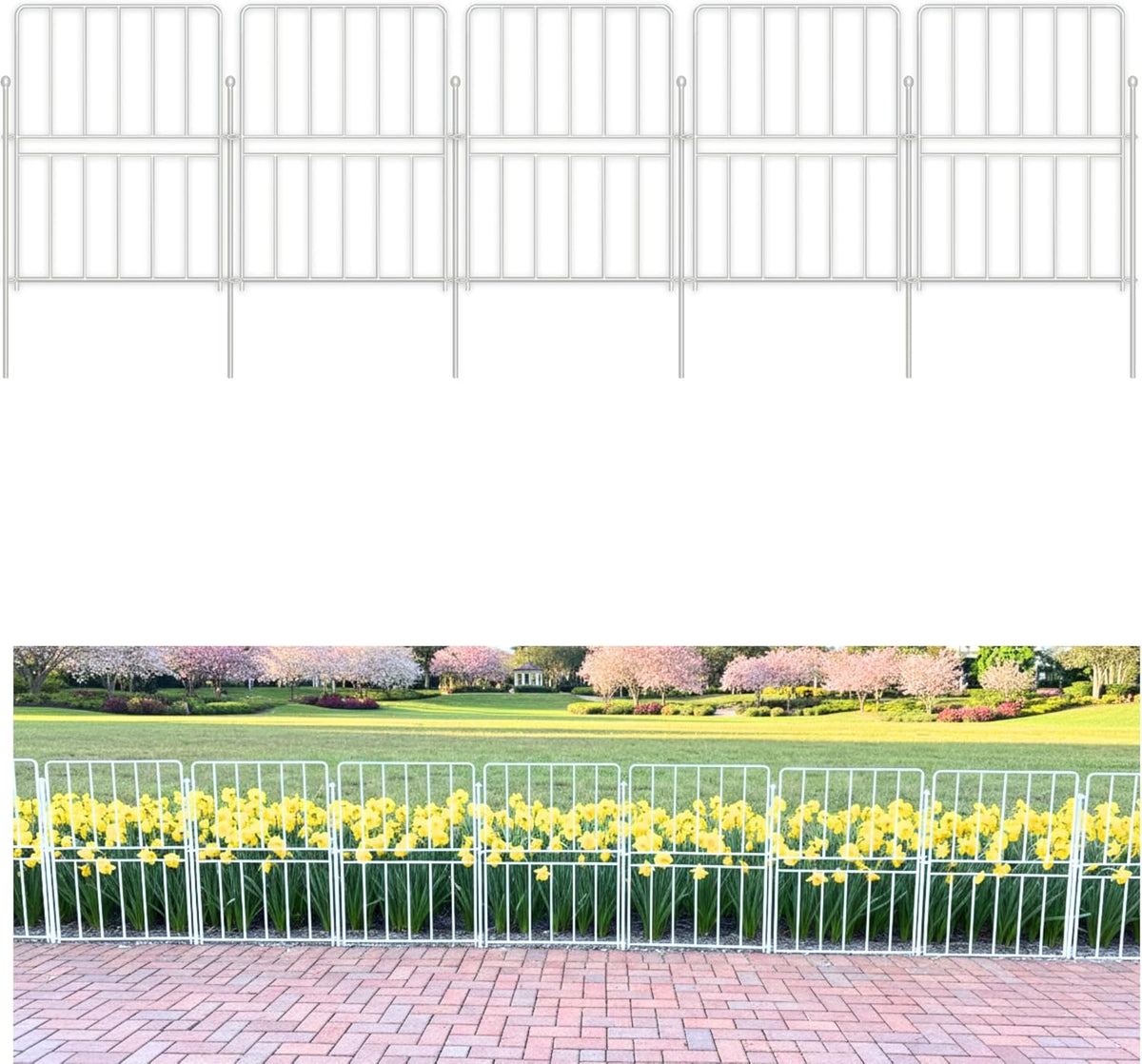 shoplala decorative fence (20 panels) 12.5in(l) x 16.5in(h), main product view