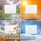 large blank yard signs with 18 x 24", side view