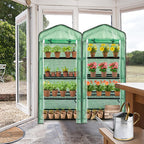 mini compact greenhouse, small pe plant green house, view 9
