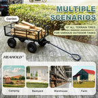 steel garden wagon cart 880 lbs 4 cu, package contents