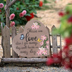 Heart Shaped Memorial Garden Stones, 10 inches Sympathy Garden Stone for Loved One, in Memory of Loved one Gifts, Resin Garden Stepping Stones Outdoor, Memorial Gifts (Heart Butterfly)
