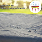 patio swing mosquito netting - polyester mesh screen, close-up detail