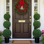4ft artificial topiary trees set of 2, faux, main product view