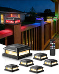 solar post cap lights, fits 5x5 4.5x4.5 4x4, main product view