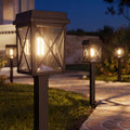 XMCOSY+ Solar Lights Outdoor, 12 Pack Bright Pathway Lights for Landscape | Adjustable Brightness, 3 Color Modes, Up to 15H Runtime, Solar Powered Outdoor Lights for Garden, Yard, Pathway, Landscape