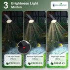 DINGLILIGHTING Solar Lights Outdoor Waterproof: IP65 Led Spot Light Decorations for Garden - 3 Lighting Modes Solar Powered for Yard - Halloween Christmas Lights Landscape Pathway Patios 4PC Warm