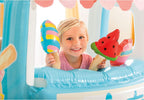 Intex Ice Cream Stand Inflatable Playhouse and Pool, for Ages 2-6, Multi, Model Number: 48672EP