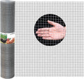 Gartist 1/2inch 16"x50' Chicken Wire Fencing Roll, Galvanized Hardware Cloth, 19Ga Hot-Dip Welded Preventing Snakes, Raccoons and Foxes