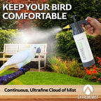 Bird Mister 20 oz by ExtremeMist | Ultra-Fine Avian Bath Sprayer