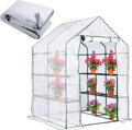 decohs walk-in greenhouse replacement cover with roll-up zipper, main product view