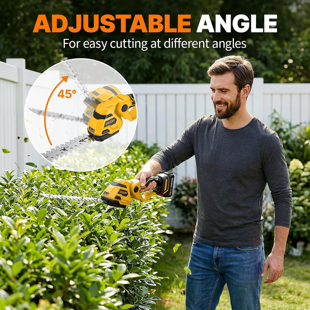 ogery 21v cordless hedge trimmer & grass shears, package contents