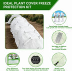 10 ft x 33 ft plant covers freeze, package contents