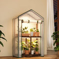 bamworld small greenhouse for indoors with grow lights, main product view