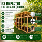 Hardware Cloth 1/2 inch Chicken Wire Fencing 48 x 100 Ft 19-Gauge | Black Vinyl Coated Wire Mesh Roll, Garden Fencing, Welded Wire Fence Roll, Wire Mesh Fencing, Rabbit Wire and Rodeng Wire