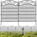 5 panels no dig decorative outdoor garden fence, main product view