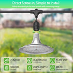 outdoor led grow light, waterproof string plant growing showing dimensions