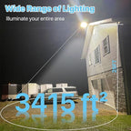 HYPERLITE LED Parking Lot Light - 200W 30000LM 5000K Led Parking Lot Lights Outdoor Dusk to Dawn - Wall Mounted Commercial Led Flood Light for Street Garage Barn Roadways Driveways Pond- 2PACKS
