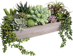 winlyn 15" artificial succulents plants arrangement fake succulent, main product view