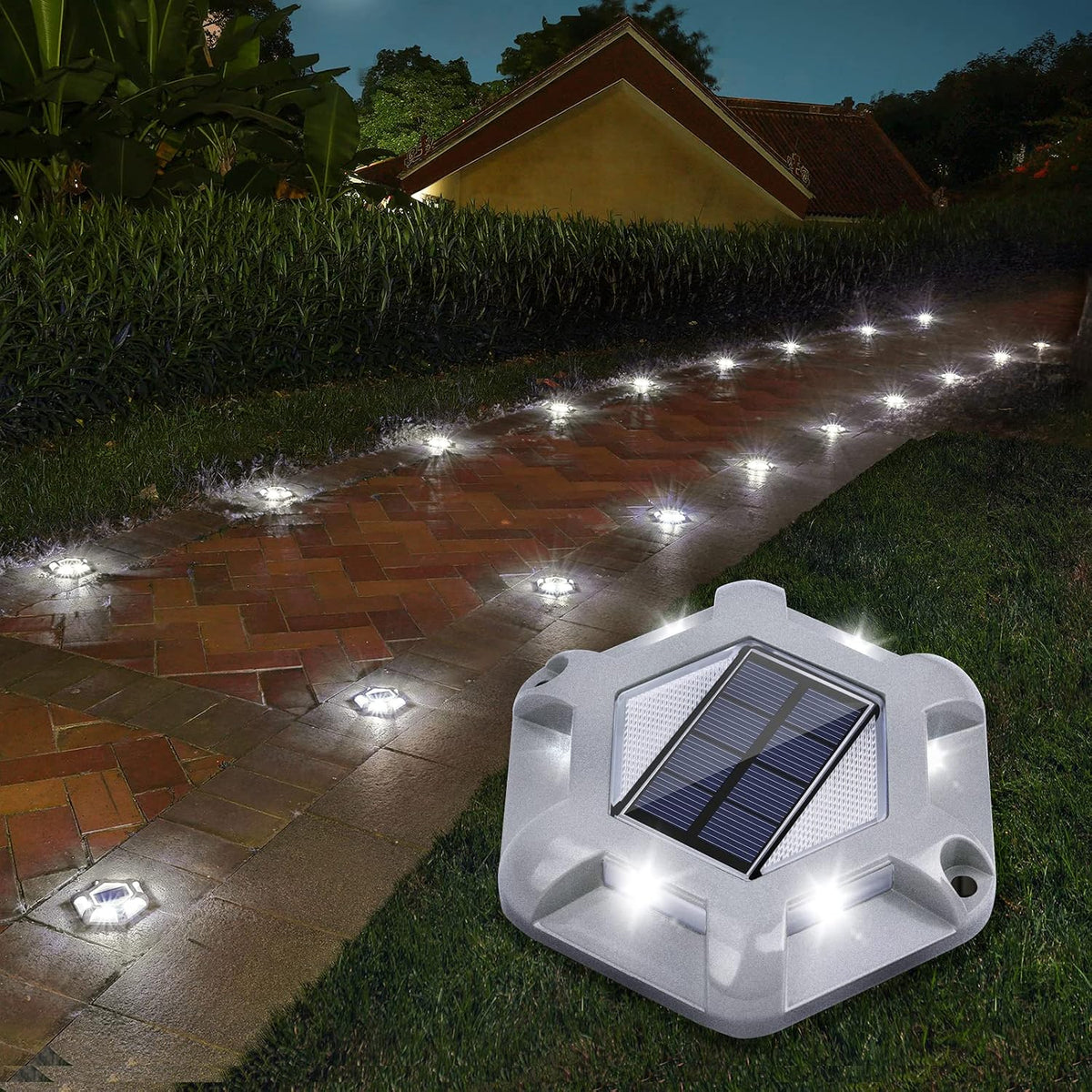 volisun solar dock driveway deck outdoor pathway led, main product view