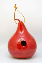 Natural Gourd Birdhouses Set of 3 – Hanging Bird Houses for Wrens & Small Birds, 1.5 Inch Entrance, Outdoor Nesting Gourds, Weather-Sealed
