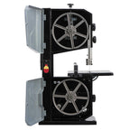 shopmax shopmax 4.2 amp 10-inch benchtop band saw showing dimensions