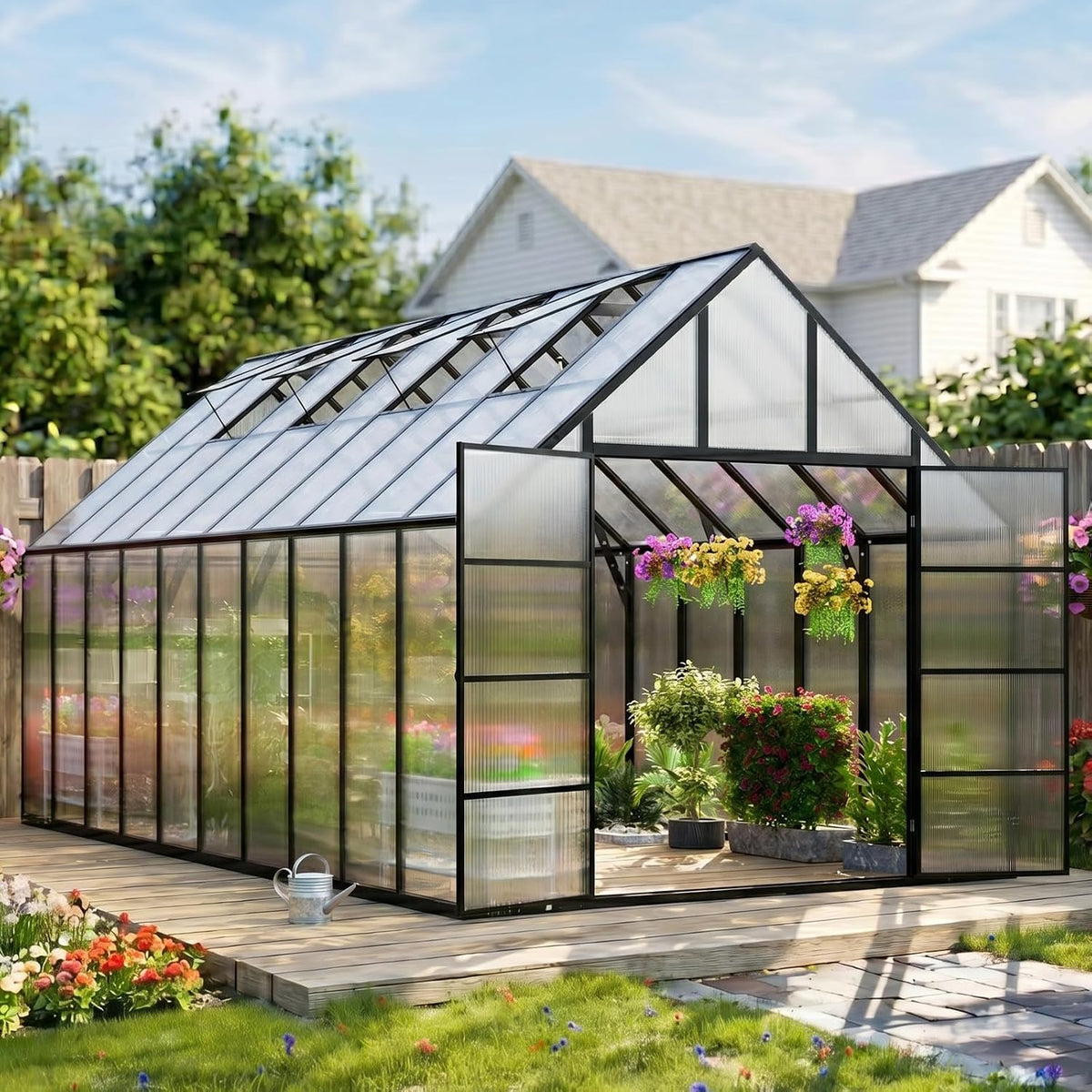 20x10x10 ft extra large greenhouse for outdoors, heavy, main product view