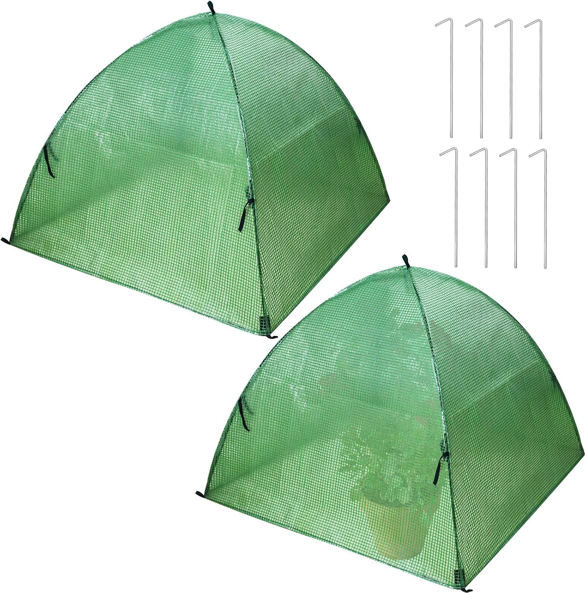 plant tent outdoor winter shrub cover green frost, main product view