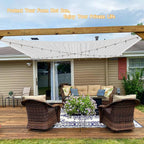 10x20' aluminum shade cloth - for car,90% reflective, side view