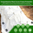 10 ft x 33 ft plant covers freeze, close-up detail