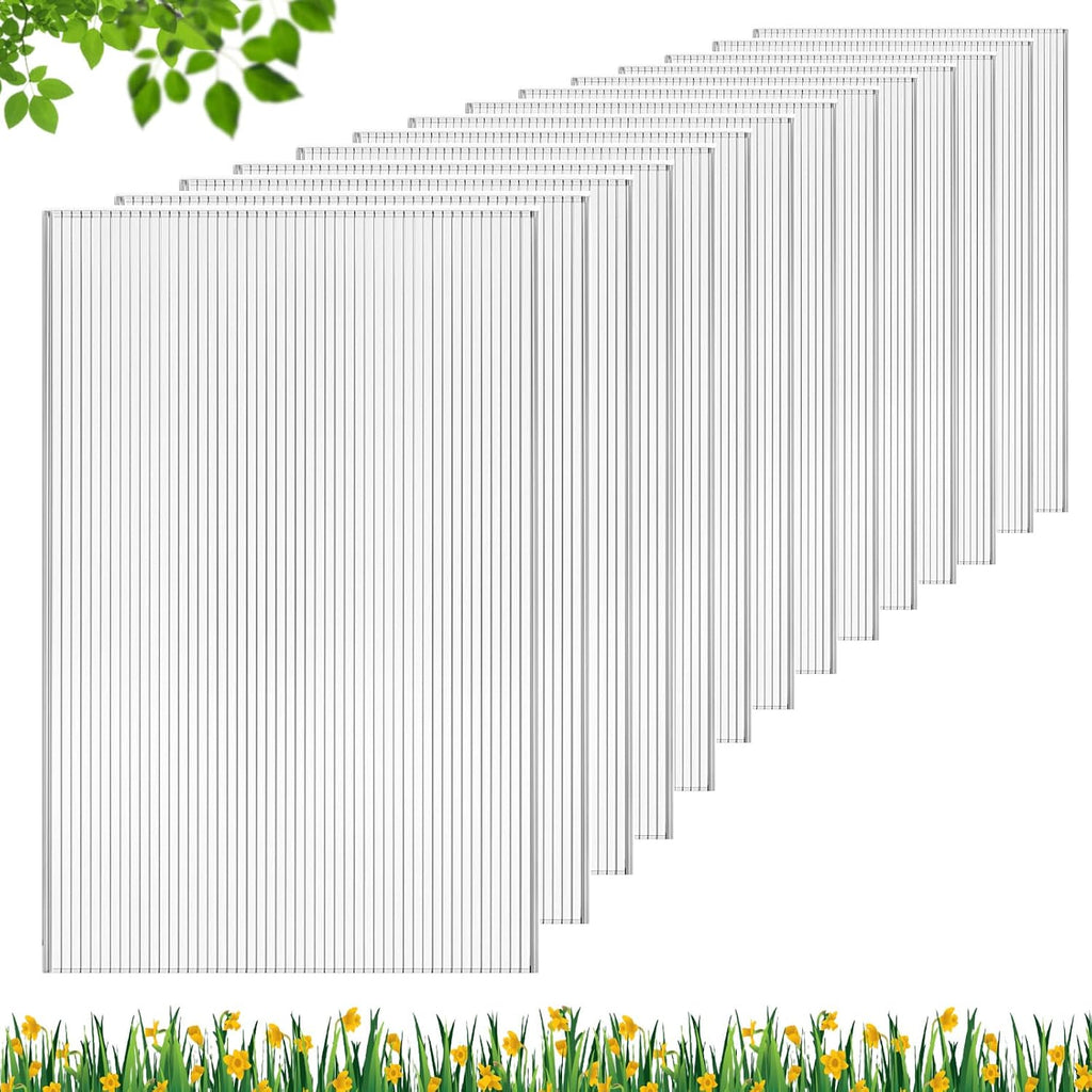 dgsl polycarbonate greenhouse panels, 20 pcs 4'x 2'x, main product view