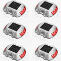 jiguoor solar deck lights led driveway lights, red, main product view