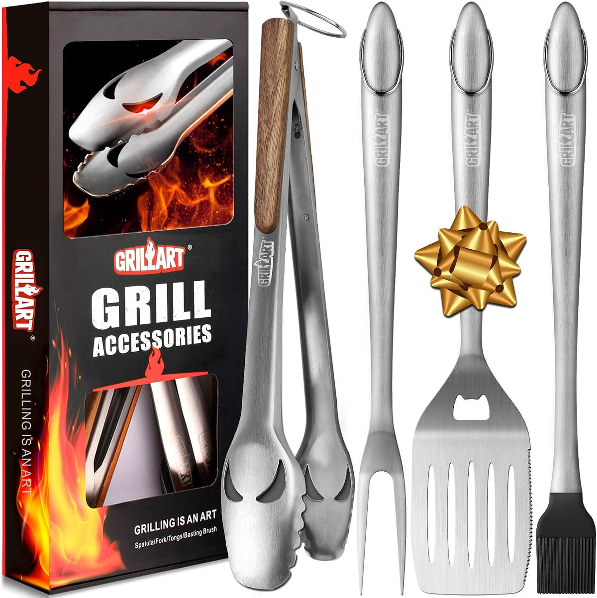 grillart bbq tools grill tools set -18inch grilling, main product view