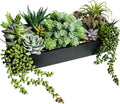 winlyn 15" artificial succulents arrangement faux succulents in, main product view