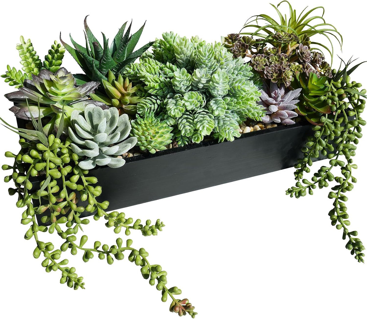 winlyn 15" artificial succulents arrangement faux succulents in, main product view