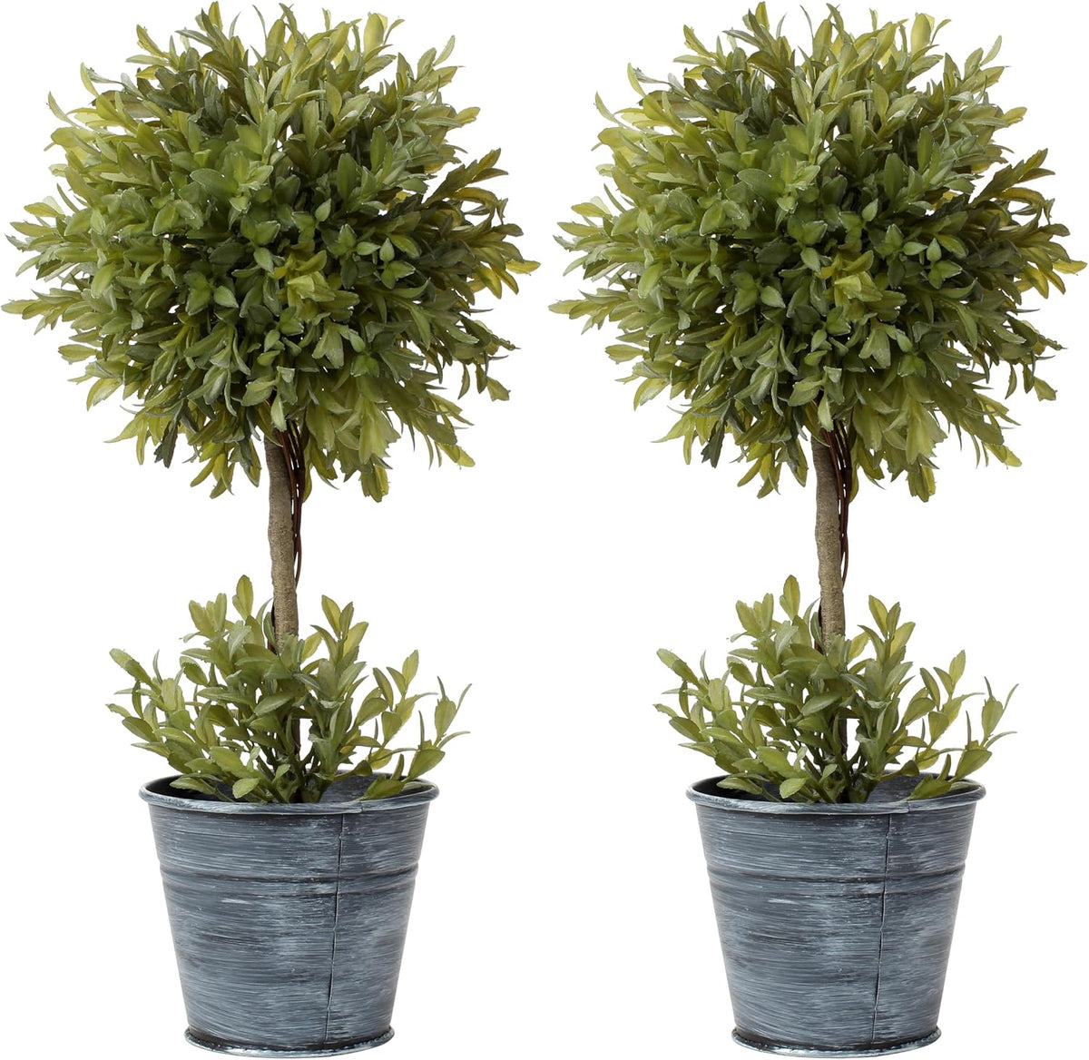 17 inch artificial boxwood topiary tree faux topiary, main product view