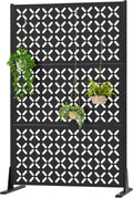 metal privacy screen outdoor 72" h×46" w, freestanding, main product view