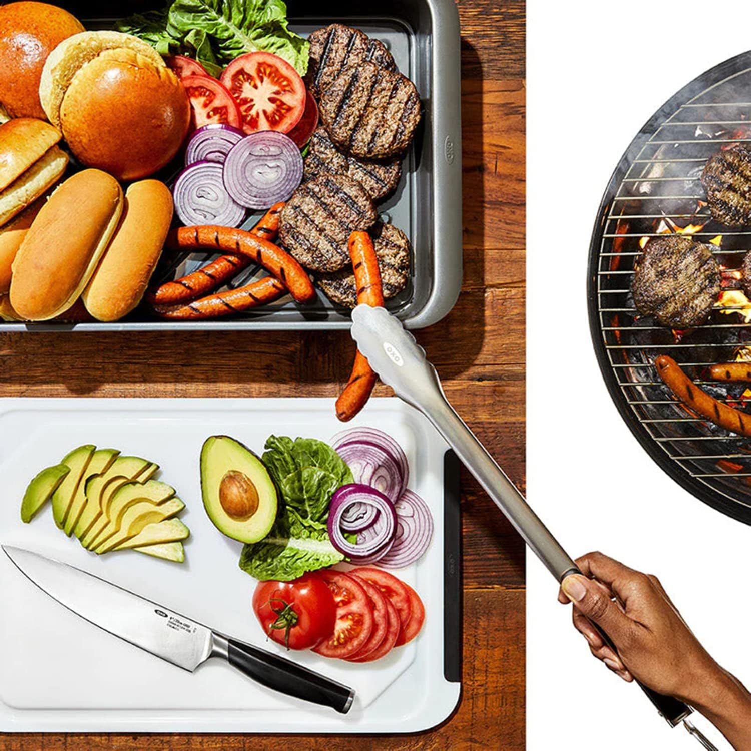 BBQ Grill Prep & Carry Set