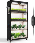 bstrip indoor greenhouse with grow light oxford cover, main product view