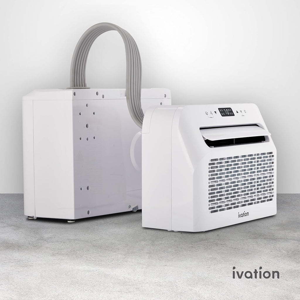 ivation 6,500 btu camper air conditioner | portable, close-up detail